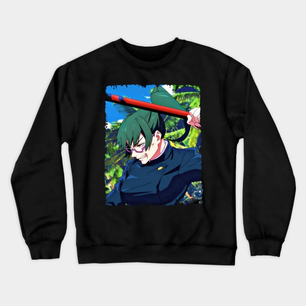 MAKI ZENIN MERCH VTG Crewneck Sweatshirt by rackoto